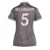 Camiseta Real Madrid Jude Bellingham #5 Tercera Equipación Replica 2024-25 para mujer mangas cortas